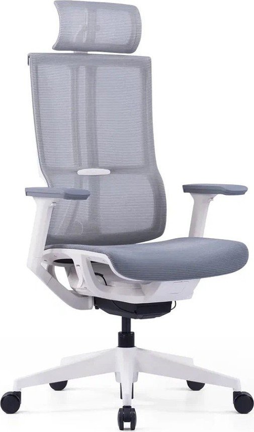 Офисное кресло SitZone E-303-001A-P1-WH (сетка, серый)