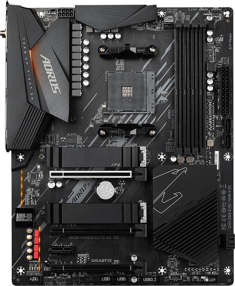 

Материнская плата Gigabyte B550 Aorus Elite AX V2 (rev. 1.2/1.3)