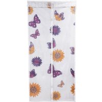 Москитная сетка на дверь Рыжий кот Капутомоскито Бабочки 311255 (белый)