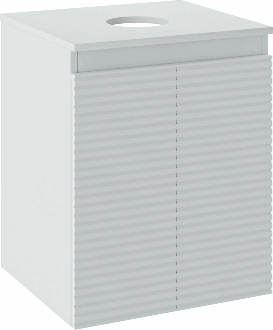 

Runo Тумба под умывальник Соренто 50 Тренто 50 горизонталь (подвесная, белый)