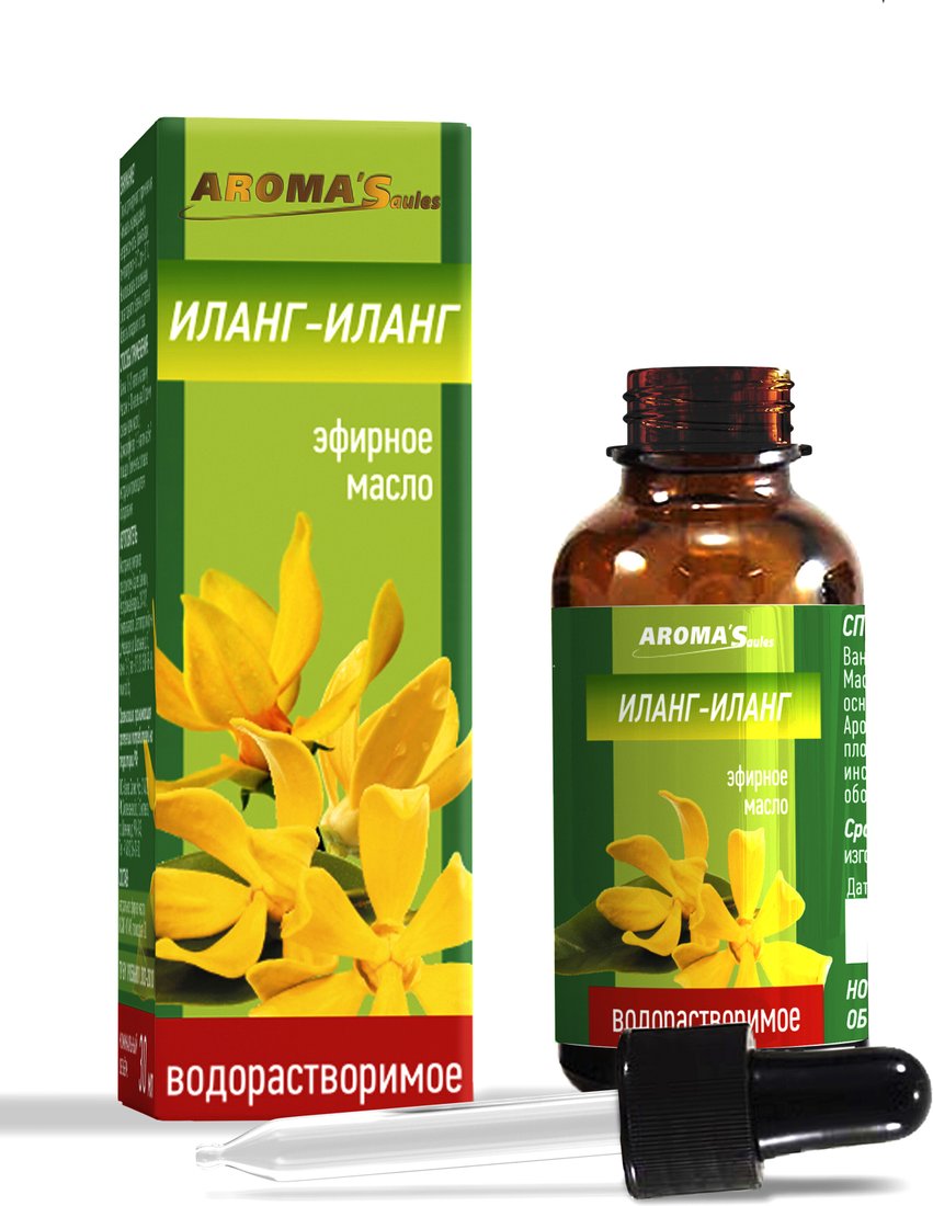 

Aroma Saules Эфирное масло Водорастворимое Иланг-иланг 30 мл