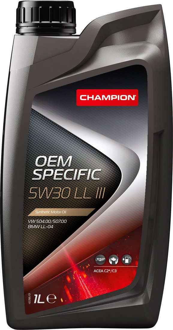 

Моторное масло Champion OEM Specific LL III 5W-30 1л