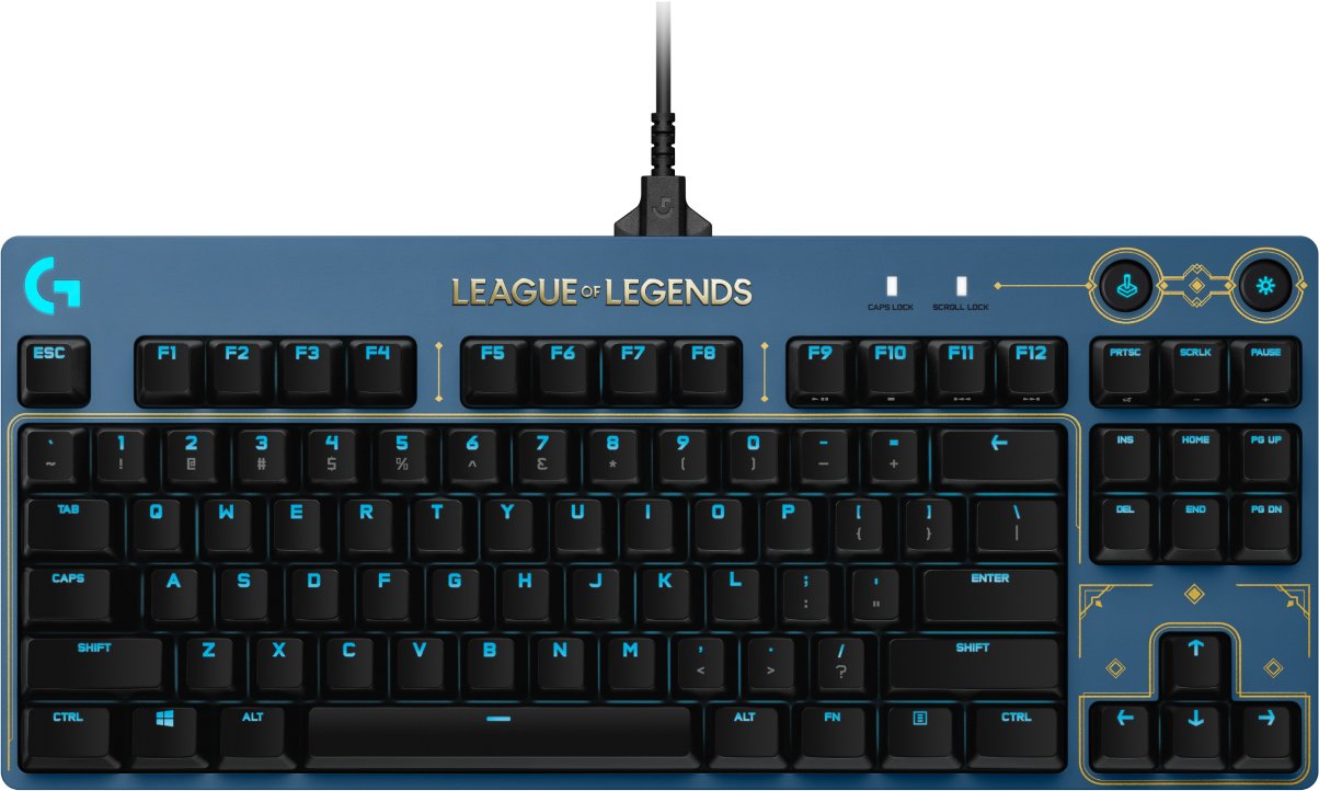 

Клавиатура Logitech G Pro League of Legends Edition 920-010539 (GX Brown, нет кириллицы)