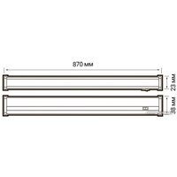 Линейный светильник JAZZway PLED-T5i PL 900 10w 6500K IP40 1036322A