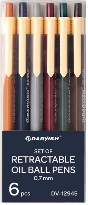 

Набор шариковых ручек Darvish DV-12945 (6 цв.)