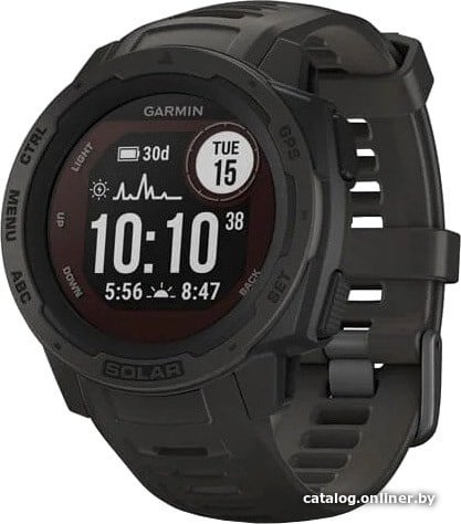 Умные часы Garmin Instinct Solar (графит)