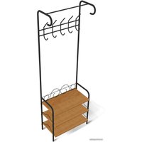 Вешалка для одежды Sheffilton M-306 820868 (черный муар/бук)