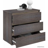 Комод Кортекс-мебель Бари 80 3ш (береза/береза/дуб сонома)