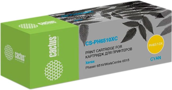 

Картридж CACTUS CS-PH6510XC (аналог Xerox 106R03693)