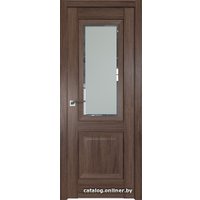 Межкомнатная дверь ProfilDoors 2.88XN L 80x200 (салинас темный, стекло square матовое)