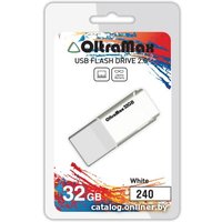 USB Flash OltraMax 240 32GB (белый) [OM-32GB-240-White]