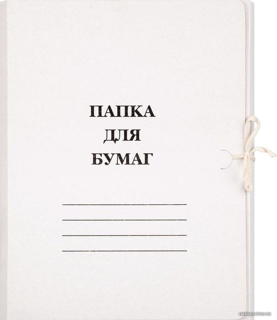 Папка картонная Attache 1029116 (белый)