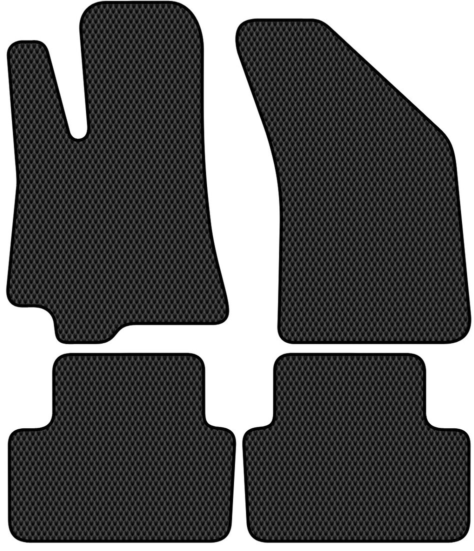 

Комплект ковриков для авто Alicosta Daewoo Sens (cедан / T100) 2002 - 2007 (черный, ромб)