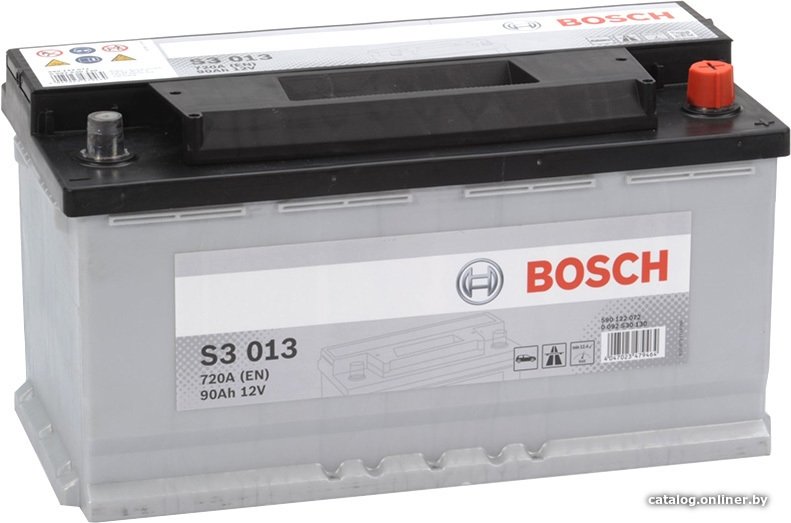Автомобильный аккумулятор Bosch S3 013 (590122072) 90 А/ч