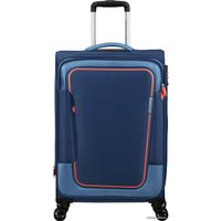 Чемодан-спиннер American Tourister Pulsonic Combat Navy 68 см