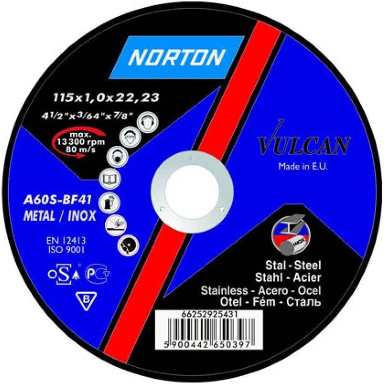 Отрезной диск Norton Vulcan 66252925449