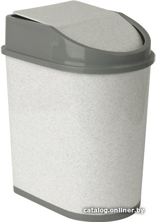 Мусорное ведро Idea М2480 (5 л,мраморный)