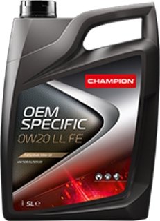 

Моторное масло Champion OEM Specific LL FE 0W-20 5л