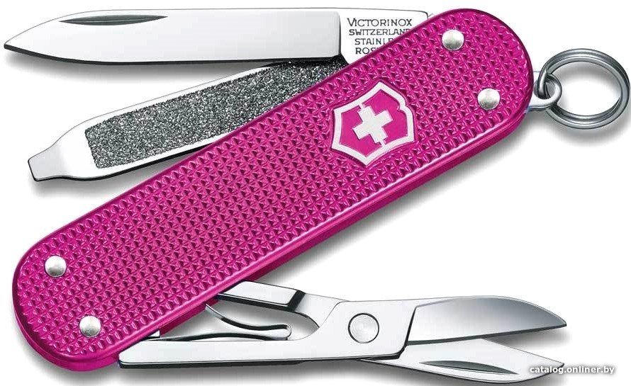 Нож-брелок Victorinox Classic Flamingo Party 0.6221.251G (пурпурный)
