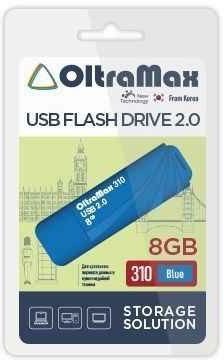 

USB Flash OltraMax 310 8GB (синий)
