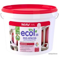 Краска Ecol 36 ВД-АК-2036 11 л (снежно-белый матовый)