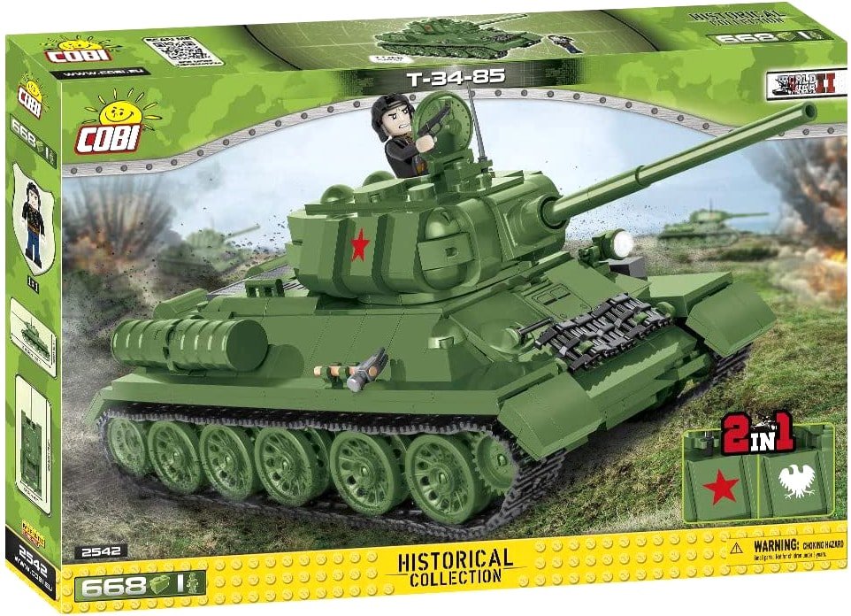 

Конструктор Cobi World War II 2542 T-34/85