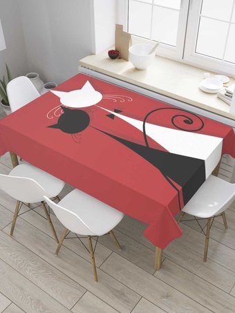 Скатерть JoyArty Кошачье свидание tcox_33480_120x145