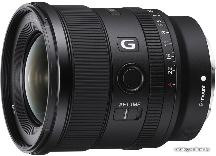 Объектив Sony FE 20 mm f/1.8 G
