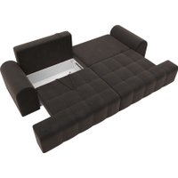 Диван Лига диванов Лига-080 131118 (велюр Seven 727 коричневый)