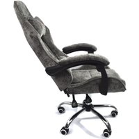 Игровое (геймерское) кресло Calviano Nero (dark grey plush)