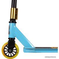 Трюковый самокат Explore Wave Classic (черный/голубой)