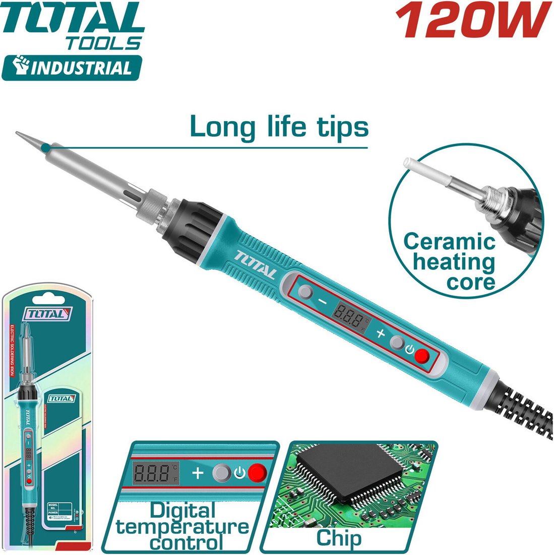 Стержневой паяльник Total TET01610