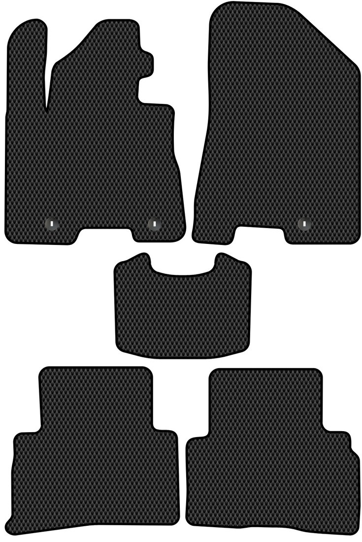 

Комплект ковриков для авто Alicosta Kia Sportage IV (suv / QL) 2018 - 2021 (черный, ромб)