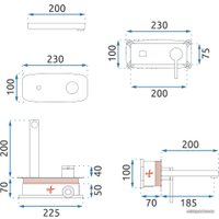 Смеситель Rea Oval + Box B8860 (черный)