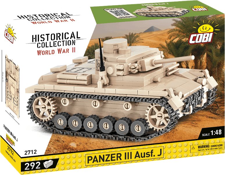 

Конструктор Cobi World War II 2712 Panzer III Ausf. J