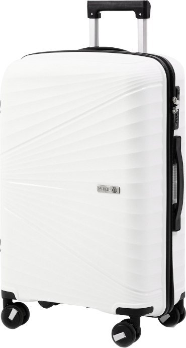 

Чемодан-спиннер Pride РР-9702 (L, белый)