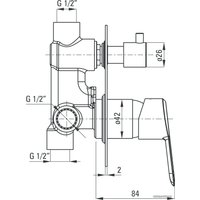 Смеситель Deante Arnika BQA 044P