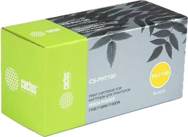

Картридж CACTUS CS-PH7100BK (аналог Xerox 106R02612)
