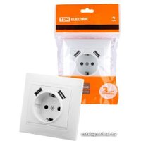 Розетка TDM Electric Лама SQ1815-0042 (белый)