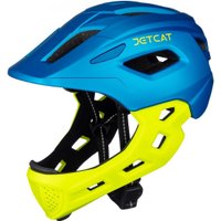 Cпортивный шлем JetCat FullFace Start (S, синий/зеленый)
