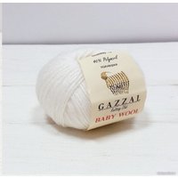 Пряжа для вязания Gazzal Baby Cotton 3410 50 г 165 м (молочный)