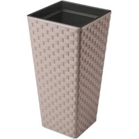 Кашпо Form-Plastic Rattana Slim FP-3900-051 (серо-бежевый)