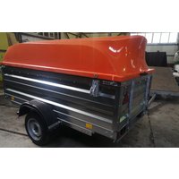 Одноосный прицеп AvtoS A25M1B (2500x1300x300, R13, ресс. AL-KO)