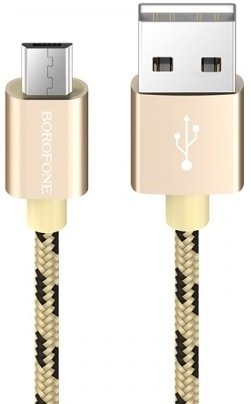 

Кабель Borofone BX24 microUSB 1 м (золотистый)