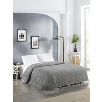 Покрывало Meteor Devone с бахромой 200x230 (12309 черный)