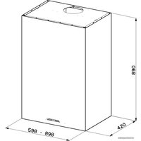 Кухонная вытяжка Faber Cubia Plus EV8 X A60 335.0502.091