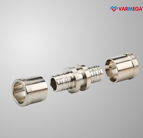 Фитинг Varmega Муфта ремонтная 16x2.0, в комплекте с гильзами VM50650