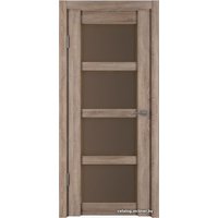 Межкомнатная дверь IstokDoors Горизонталь-12 ДЧ 70x200 (спил седой/стекло бронза)