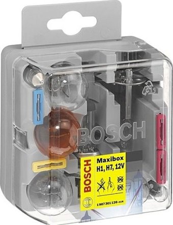 Галогенная лампа Bosch H1,H7 Maxibox