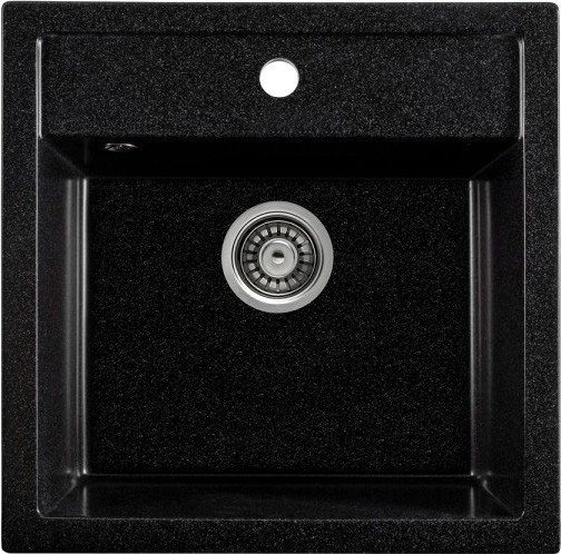 

Кухонная мойка Saniteco Terra (черный с сифоном)